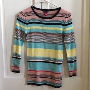 Colorful Vince Camuto sweater